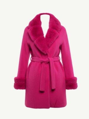 Fusia knitted coat