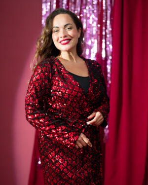 Sequin light coat