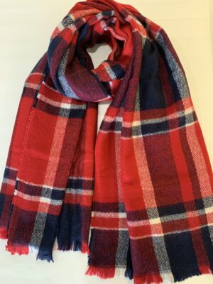 Multicoloured winter scarf