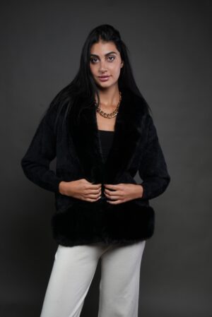 luxurious short coat
