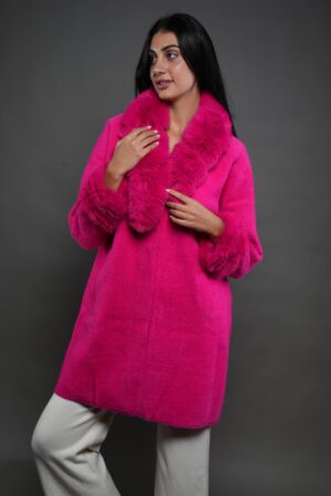 Fusia knitted coat