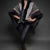 Cape wrap black