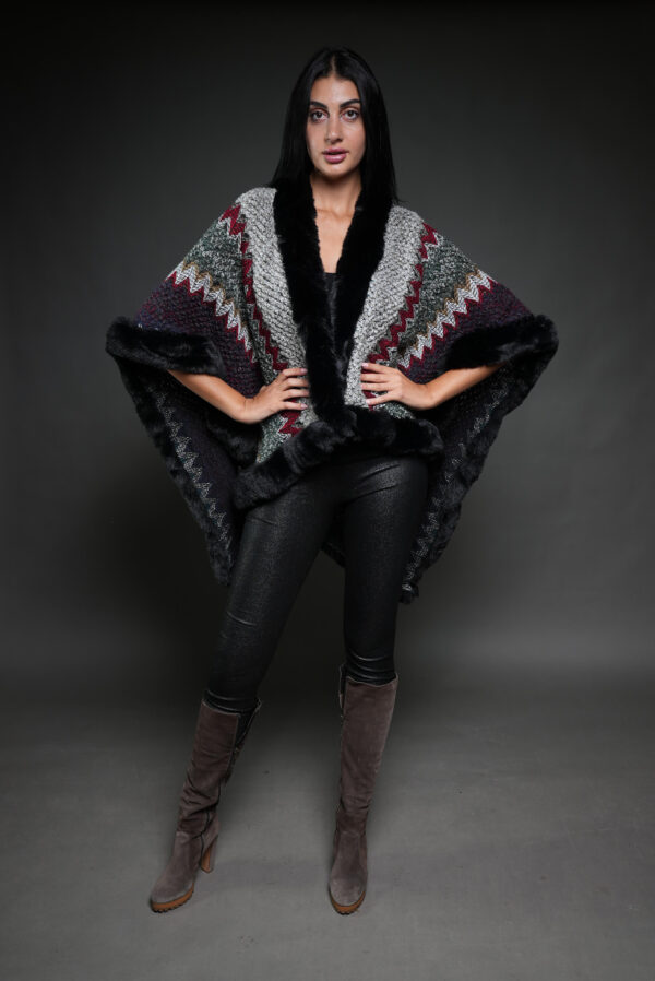 Cape wrap black