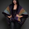 Cape wrap purple