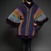 Cape wrap purple