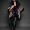 Cape wrap purple