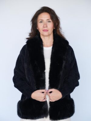 luxurious short coat