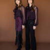 Organza two layers skirt