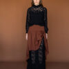 Skirt with lace