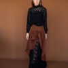 Skirt with lace