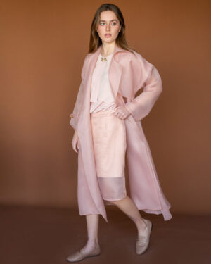 Skirt dusty rose organza