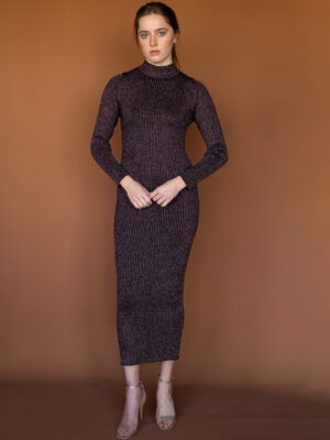 Textile with lurex dress