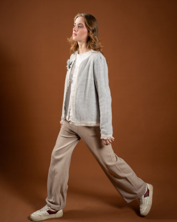 Cashmere short cardigan