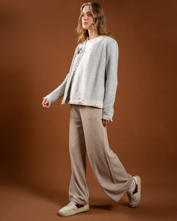 Cashmere short cardigan