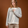 Cashmere short cardigan