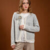 Cashmere short cardigan