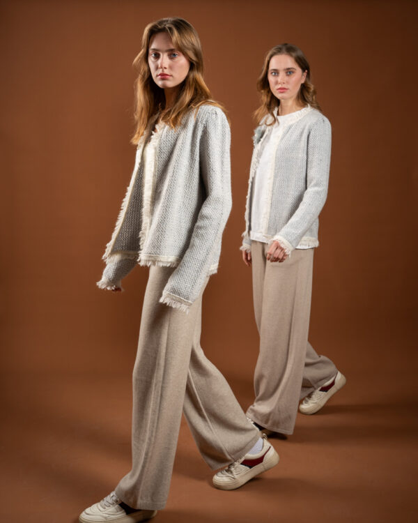 Cashmere short cardigan