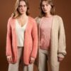 Mohair wool cardigan