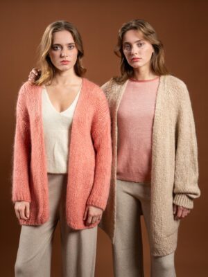 Mohair wool cardigan