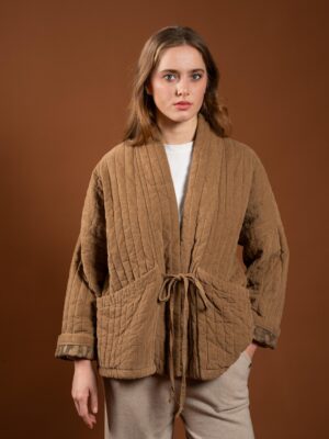 Cotton kimono jacket