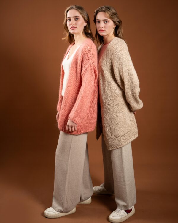 Mohair wool cardigan