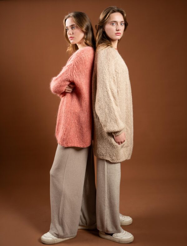 Mohair wool cardigan